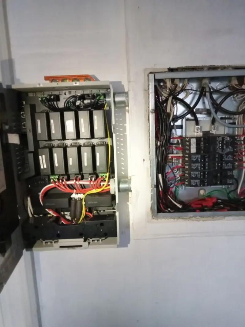 Electrical panel upgrade completed for Security Camera Wiring in Green River